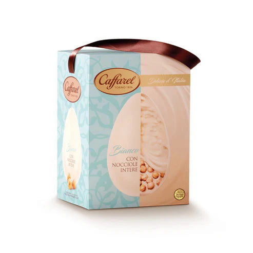 UOVO NOCCIOLATO CAFFAREL 530 GRAMM BIANCO NOCCIOLE INTERE SENZA GLUTINE