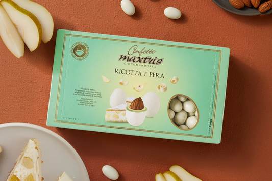MAXTRIS CONFETTI BIANCHI GUSTO RICOTTA E PERA 1KG SENZA GLUTINE