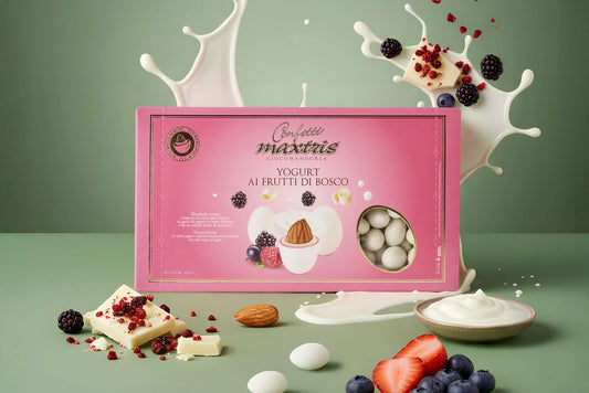 MAXTRIS CONFETTI BIANCHI GUSTO FRUTTI DI BOSCO 1 KG. SENZA GLUTINE