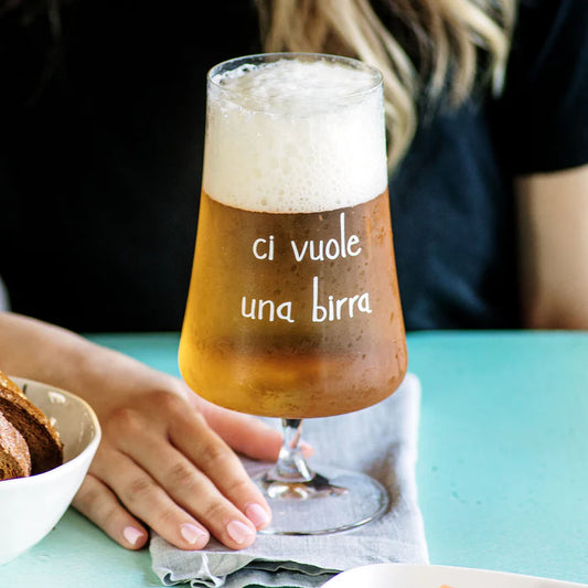 SET 2 CALICI CI VUOLE UNA BIRRA 55CL