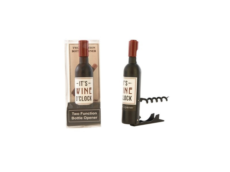 APRIBOTTIGLIE CAVATAPPI FORMA BOTTIGLIA VINO BOMBONIERA H. 12 CM MAGNETE