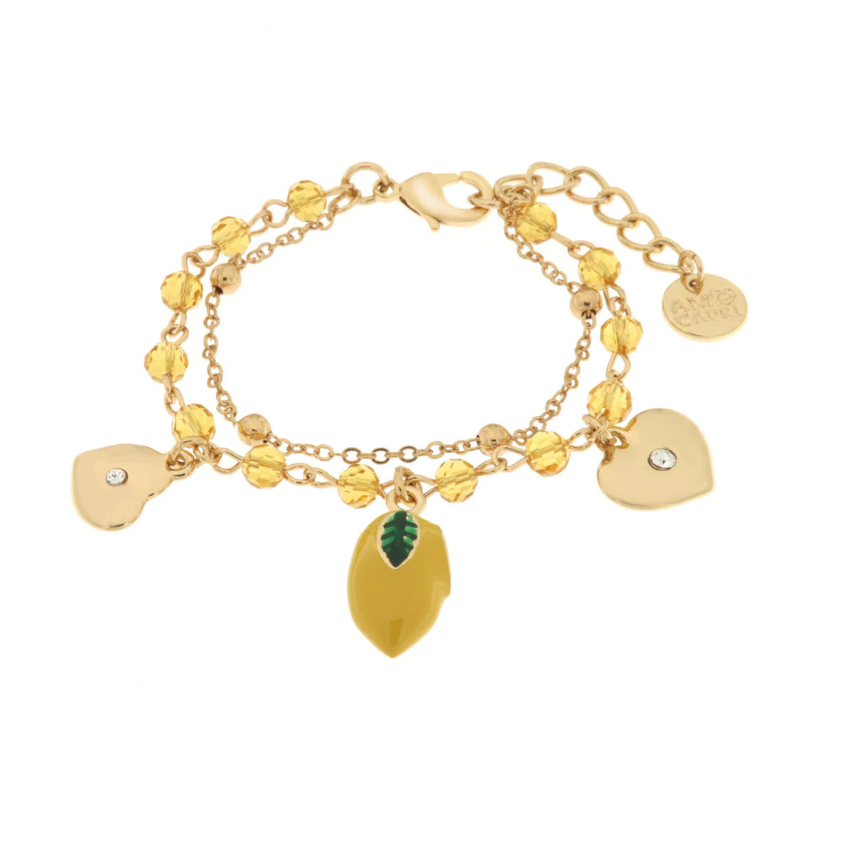 AMO CAPRI Bracciale in Metallo con limoni