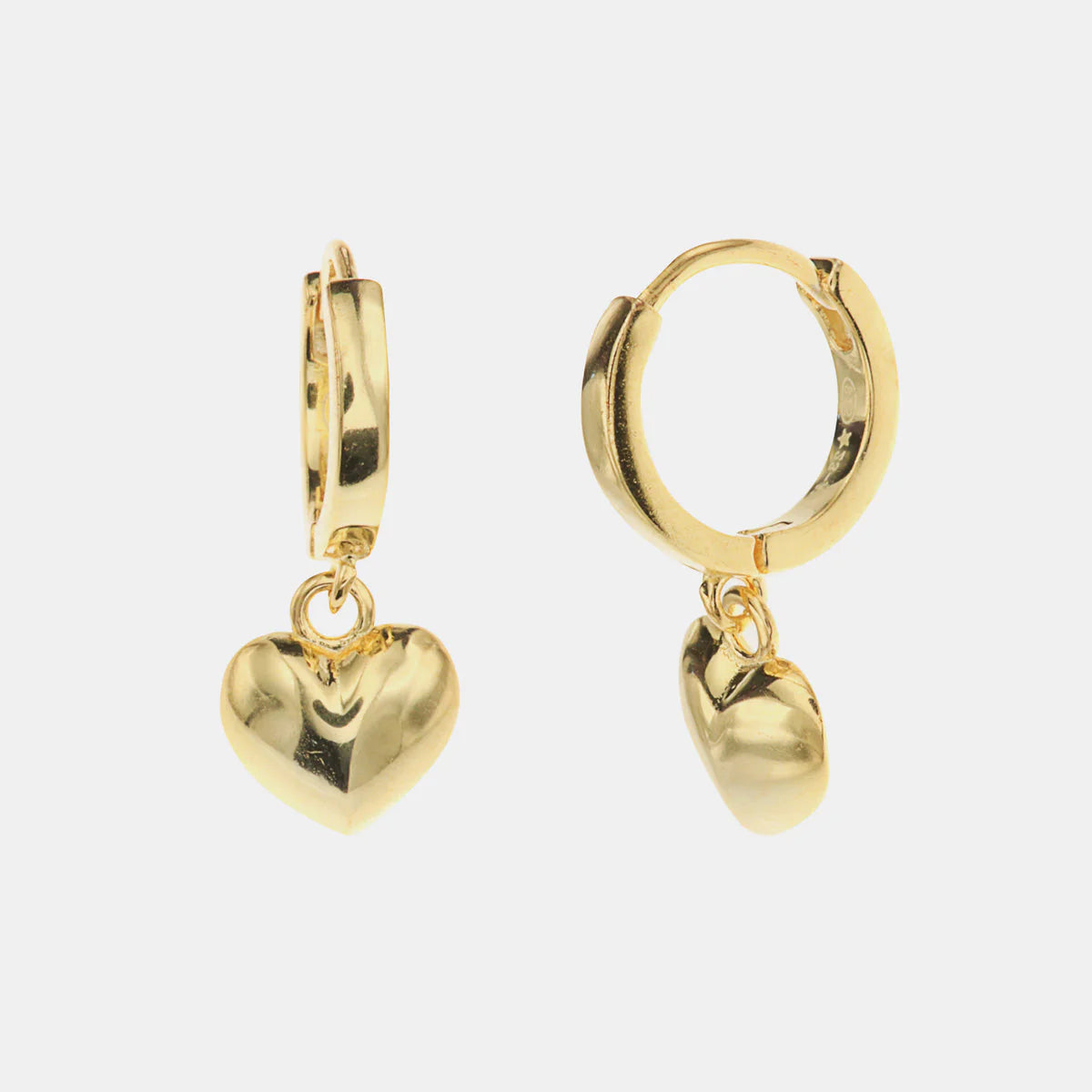 Orecchini in Argento 925 con pendenti a forma di cuore