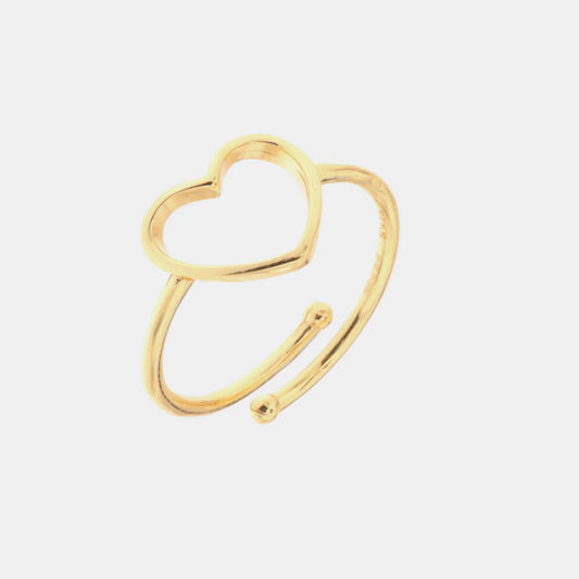Anello in Argento 925 con dettaglio a forma di cuore