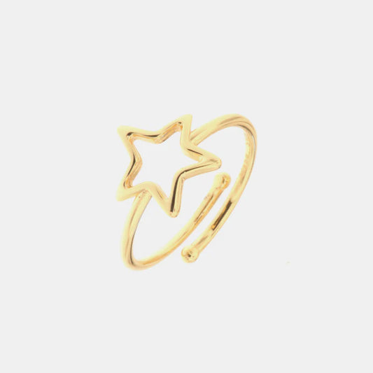 Anello in Argento 925 con dettaglio a forma di stella