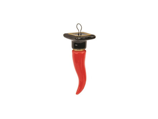 CORNETTO ROSSO LAUREA C/TOCCO DA APPENDERE H.5.5CM