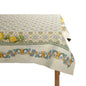TOVAGLIA GOBELIN 12 POSTI  COSTIERA DECORO MAIOLICHE LIMONI 140X240