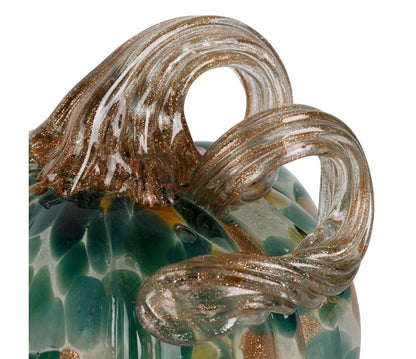 ZUCCA DECORATIVA IN VETRO D10CMxH12CM