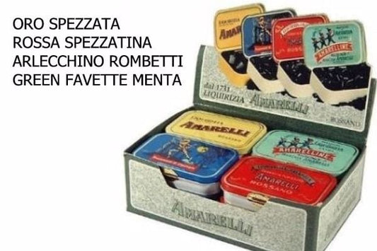 Dolci pensieri gift AMARELLI SCATOLINE MISTE LATTA  X GR 40