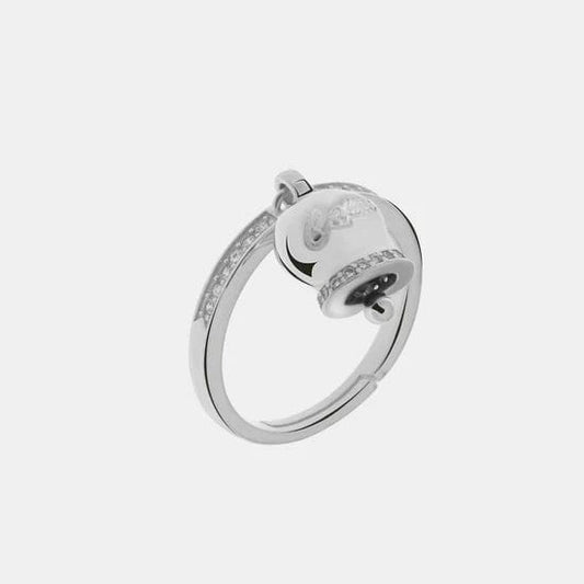 Dolci pensieri gift AMO CAPRI Anello in Argento 925 con campanella Capri e zirconi