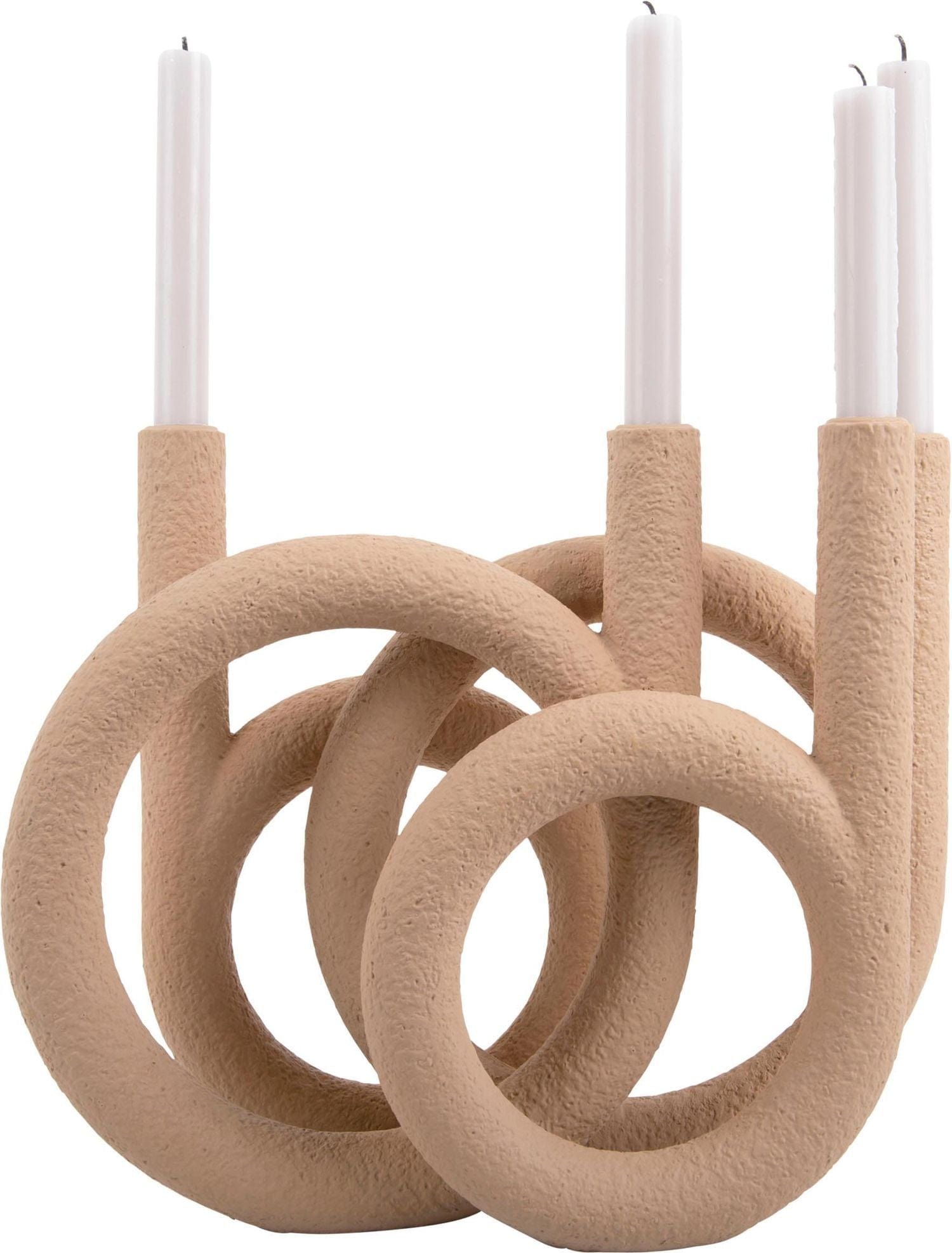 Dolci pensieri gift Candelabro grande beige Ring present time