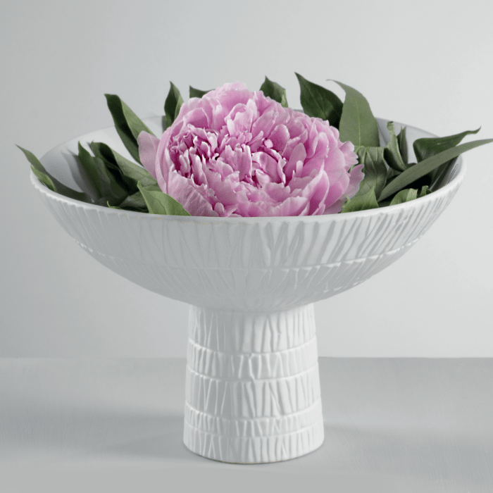 Dolci pensieri gift CIOTOLA RIALZATA IN CERAMICA - 19 H. CM Diam. 28x19 h. cm. DECORAZIONE CASA