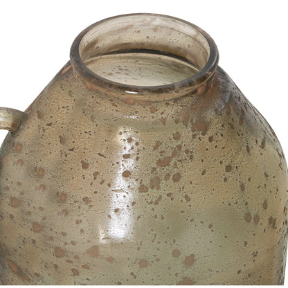 Dolci pensieri gift GIARA VETRO RECICLATO AMBRA VASO DECORAZIONE CASA GIARDINO SOGGIORNO
