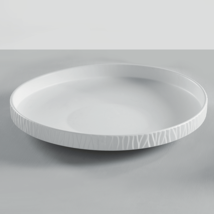 Dolci pensieri gift PIATTO IN CERAMICA - DIAM. 36 CM Diam. 36x6 h. cm. BIANCO DECORAZIONE CASA