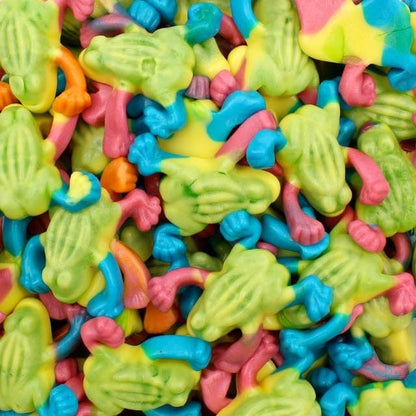 Dolci pensieri gift RANOCCHIE TROPICALI COLORATE GOMMOSI RIPIENI confezione 100gr