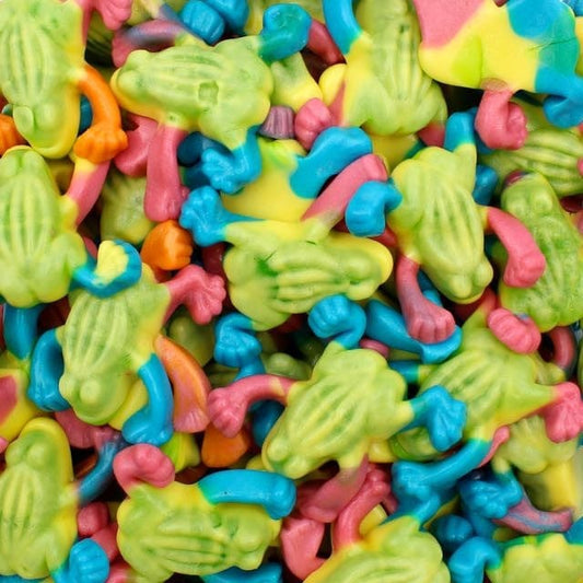 Dolci pensieri gift RANOCCHIE TROPICALI COLORATE GOMMOSI RIPIENI confezione 100gr