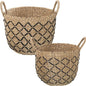 Dolci pensieri gift SET 2 CESTINI CON MANICI  VIMINI RATTAN