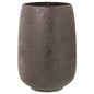 Dolci pensieri gift VASO EFFETTO PIETRA MARRONE PORTA FIORI COMPLEMENTO ARREDO _ø23x36cm