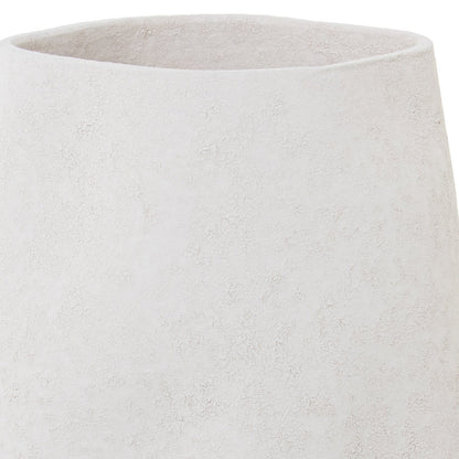 Dolci pensieri gift VASO EFFETTO PIETRA MARRONE PORTA FIORI COMPLEMENTO ARREDO _ø23x36cm