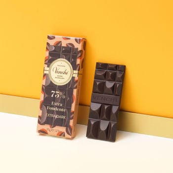 Dolci pensieri gift VENCHI Mini Tavoletta FONDENTE 75% 35GR