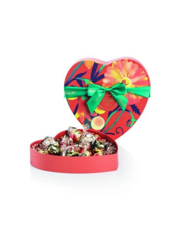 Dolci pensieri gift VENCHI SCATOLA CIOCCOLATINI ASSORTITI CUORE DECORO FLORA 230 GR.
