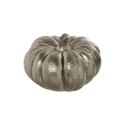 Dolci pensieri gift ZUCCA IN CERAMICA ARGENTO DECORAZIONE SOPRAMMOBILE SALOTTO GIARDINO SOGGIORNO