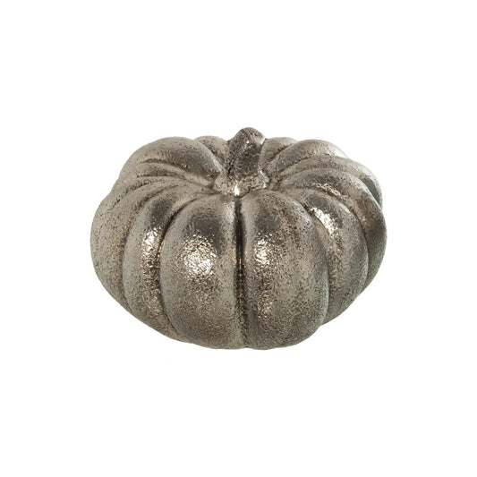 Dolci pensieri gift ZUCCA IN CERAMICA ARGENTO DECORAZIONE SOPRAMMOBILE SALOTTO GIARDINO SOGGIORNO