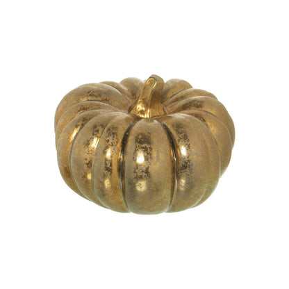 Dolci pensieri gift ZUCCA IN CERAMICA ORO DECORAZIONE CASA SALOTTO SOGGIORNO GIARDINO