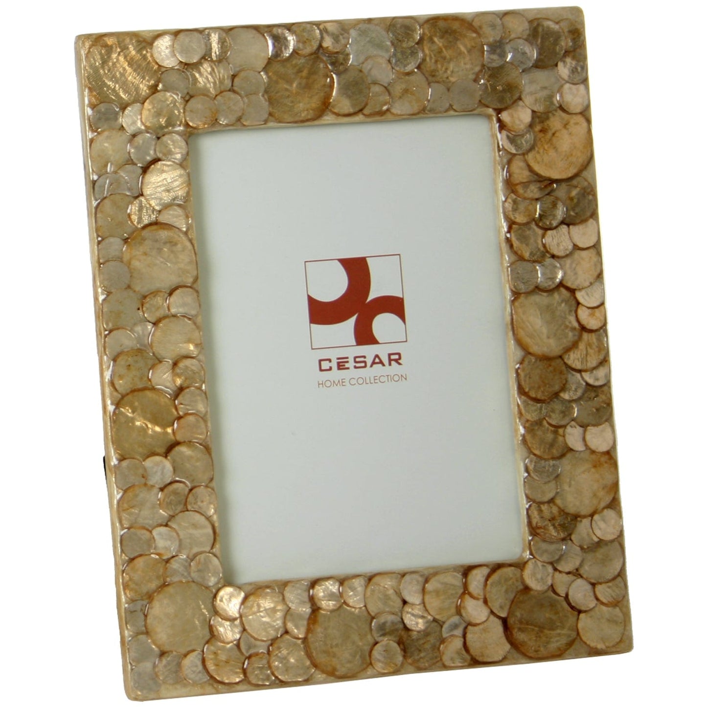 Dolcipensierigift Cornice portafoto 20 x 25 cm effetto madreperla decorazioni mosaico
