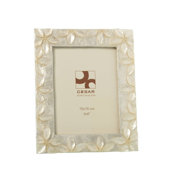 Cornice portafoto bianco oro con decorazione luxury cerchi 20x25 cm - Dolci  pensieri gift