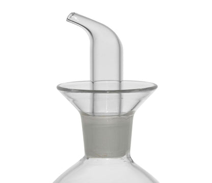 set olio aceto vetro borosilicato dettaglio peperoncino 45cl+35cl