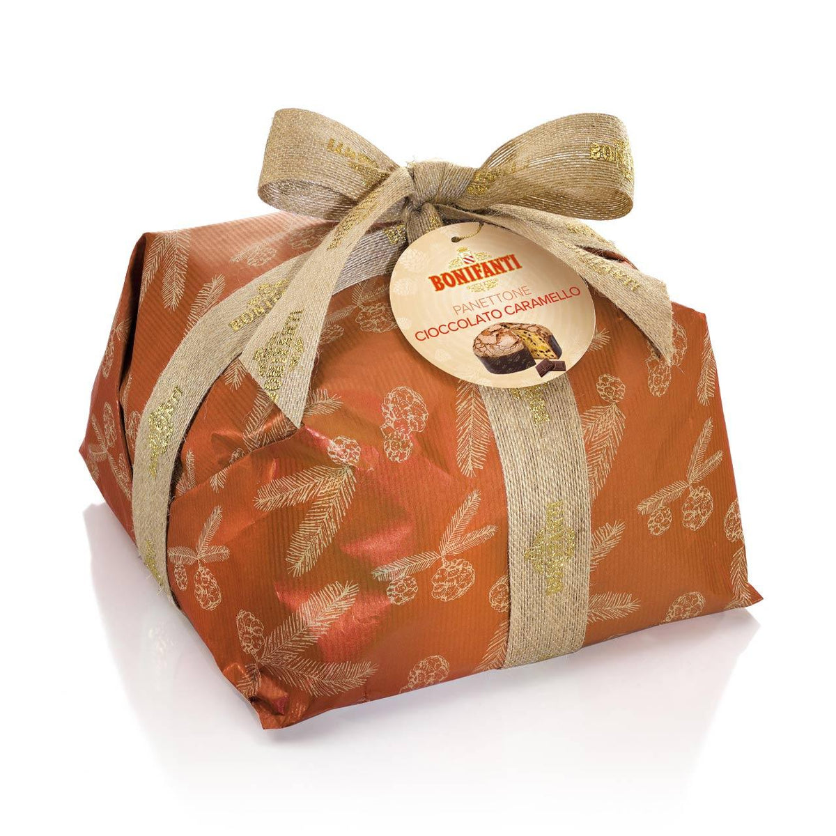 Panettone Bonifanti cioccolato caramello 750gr