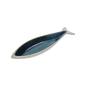 PIATTO FONDO PESCE IN CERAMICA BLU E BIANCO MISURA GRANDE ANTIPASTIERA O CENTROTAVOLA