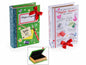 SCATOLA LIBRO IN LEGNO FODERATO CON DECORO MAESTRA CON FIOCCO IN DUE VERSIONI