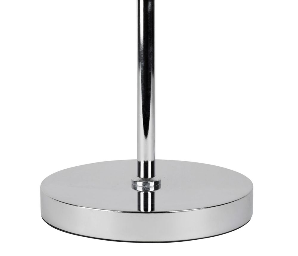 LAMPADA DA APPOGGIO ACCIAIO CON CAPPELLO TONDO IN VETRO VERDE SMERALDO D30XH35CM