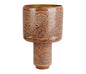 LAMPADA DA APPOGGIO  BEIGE ROSE, METALLO TRAFORATA D30XH49CM ALIMENTATA A CORRENTE