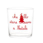 set 6 BICCHIERI VETRO 35CL CHE BELLO STARE INSIEME A NATALE ROSSO