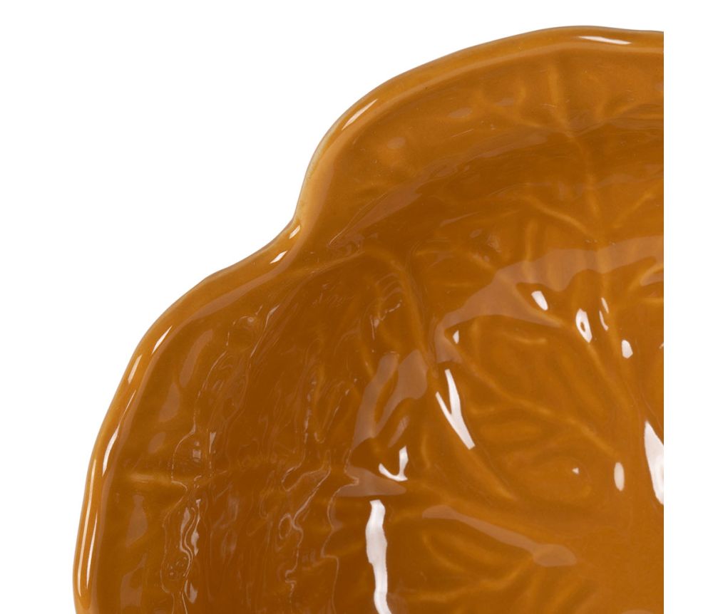 INSALATIERA CAVOLO CERAMICA SENAPE D27XH11CM