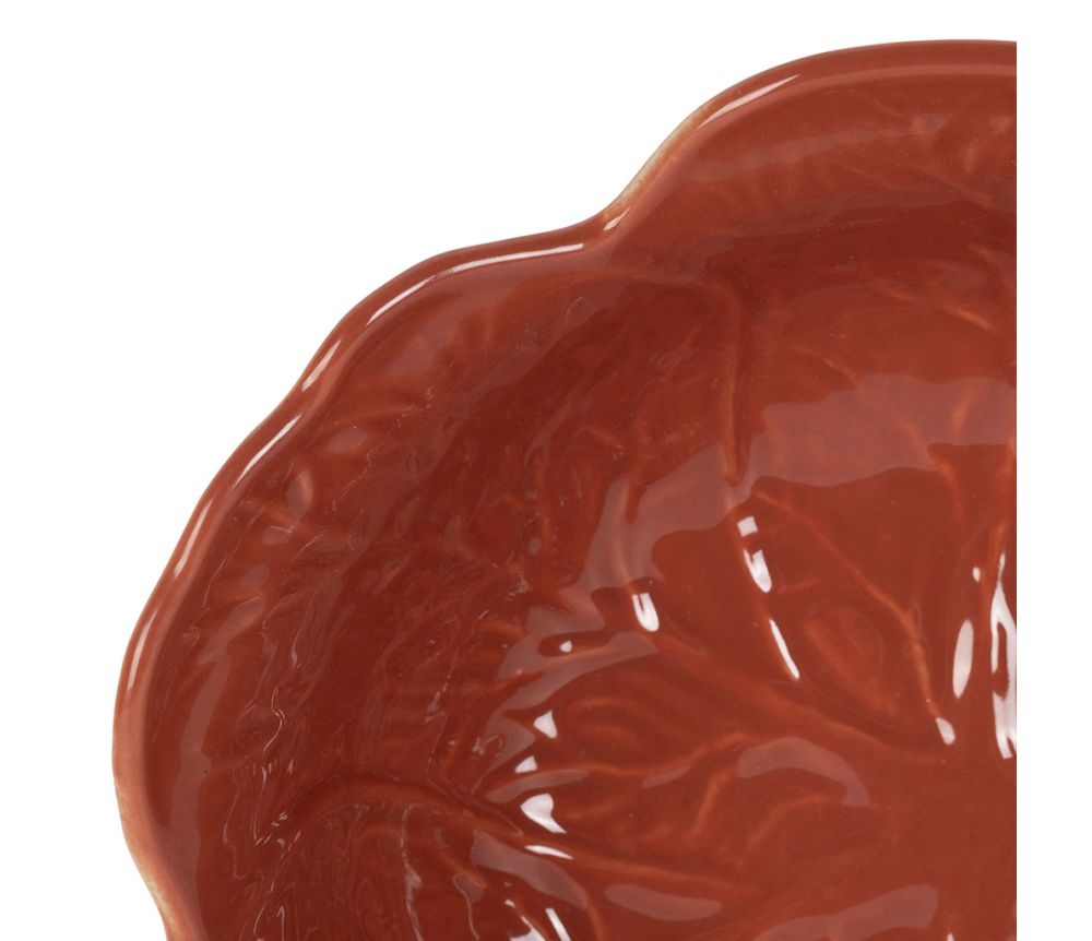 INSALATIERA CAVOLO CERAMICA RUGGINE D27XH11CM