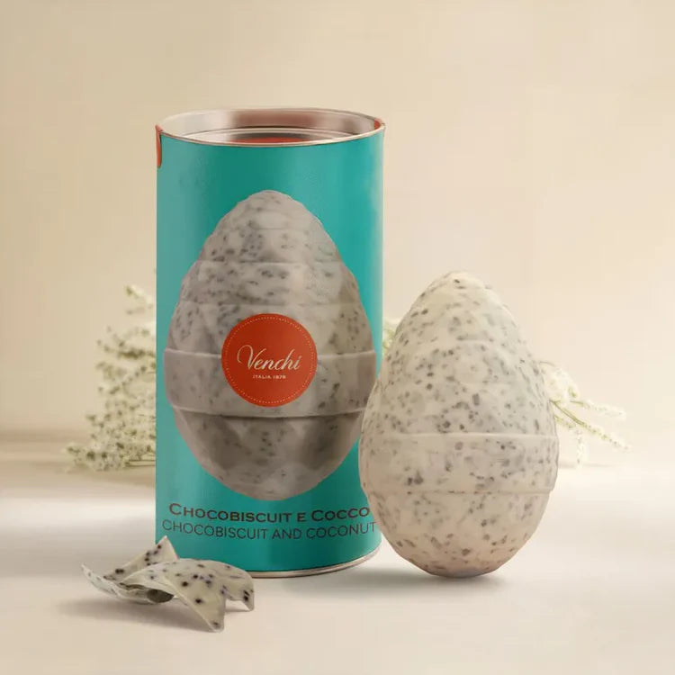 VENCHI UOVO COCCO E CHOBISCUIT 150 GR. IN TUBO DI LATTA