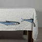 TOVAGLIA SARDINE IN LINO NATURALE  PURO 100% BIANCO  160X320