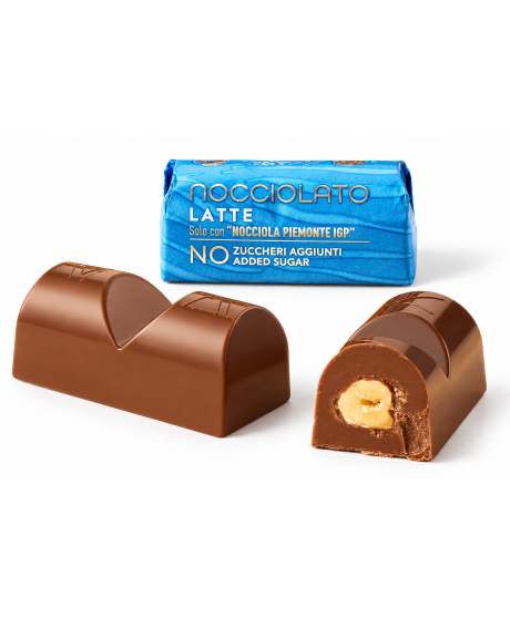 VENCHI PRENDIVOGLIA LINGOTTINO NOCCIOLATO A LATTE SENZA ZUCCHERO AGGIUNTI 100 GR.