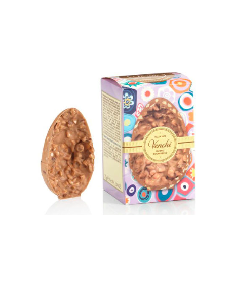 VENCHI UOVO NOCCIOLATO CARAMELLO E MANDORLE SALATE 70 GR.