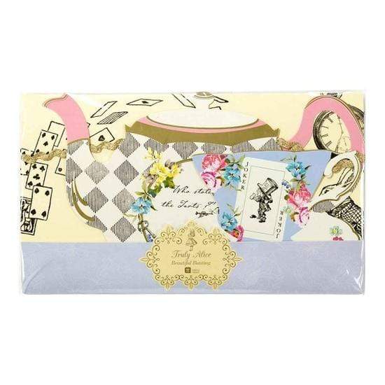 Alice nel paese delle meraviglie, Festoni motivo: bandierine, 4 m - Dolci pensieri gift