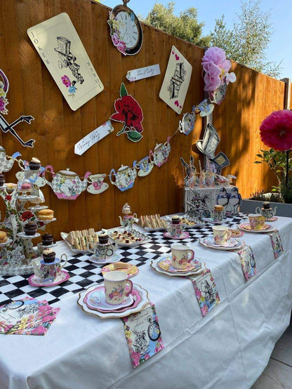 Alice nel Paese delle Meraviglie Tovaglioli da cocktail, confezione da 20 pezzi - Dolci pensieri gift