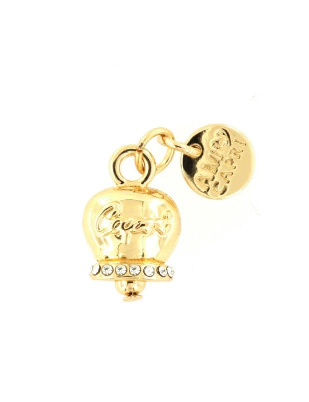 Dolci pensieri gift Amo Capri Charm Pendente gold Campanella Portafortuna collezione Belvedere
