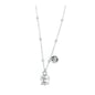 Dolci pensieri gift Amo Capri Collana con campanella portafortuna pendente impreziosita da cristalli bianchi