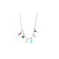 Dolci pensieri gift Amo Capri Collana con campanella portafortuna pendente impreziosita da cristalli bianchi