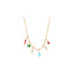 Dolci pensieri gift Amo Capri Collana con campanella portafortuna pendente impreziosita da cristalli bianchi