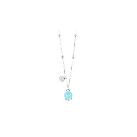 Dolci pensieri gift Amo Capri Collana con campanella portafortuna pendente impreziosita da cristalli bianchi